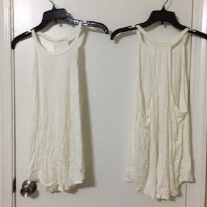 White Racerback Tank